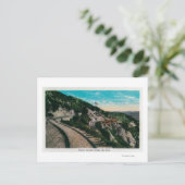 Carte Postale Célèbre Pont Circulaire, Mt. LoweMt. Lowe, CA (Debout devant)