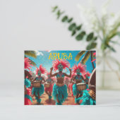 Carte postale célébrer à la mode aruba (Debout devant)