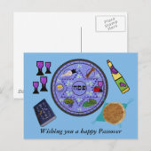 Carte Postale Célébrer la Pâque (Devant / Derrière)