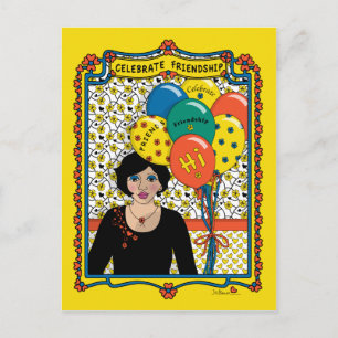 Carte postale Célébrer l'amitié_B_