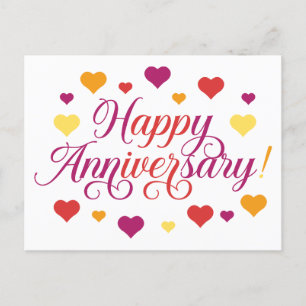 Carte Postale Célébrer l'amour : Joyeux Anniversaire