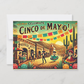 Carte Postale Célébrer le Cinco de Mayo