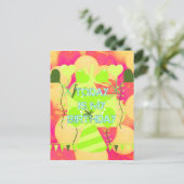 Carte Postale Célébrer Mes Bénédictions Joyeuses d'Anniversaire (Debout devant)