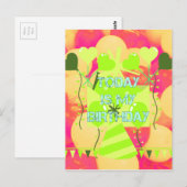 Carte Postale Célébrer Mes Bénédictions Joyeuses d'Anniversaire (Devant / Derrière)