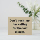 Carte Postale Célèbres et amusantes citations sarcastiques (Debout devant)