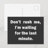 Carte Postale Célèbres et amusantes citations sarcastiques (Devant / Derrière)