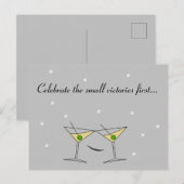 Carte Postale Célébrez d'abord les petites victoires À votre san (Devant / Derrière)