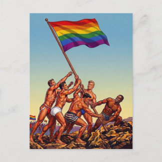 Carte Postale Célébrez la fierté gay, la force et l'unité