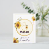 Carte Postale Célébrez la journée internationale des femmes 2025 (Debout devant)