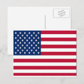 Carte Postale Célébrez le drapeau américain, ZSSG (Devant / Derrière)