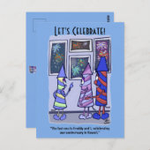 Carte Postale Célébrons le 4 juillet (Devant / Derrière)