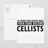 Carte Postale Célèliste des conceptions musicales (Devant / Derrière)