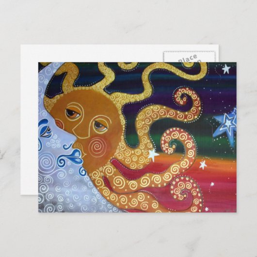 Carte postale céleste (Devant / Derrière)