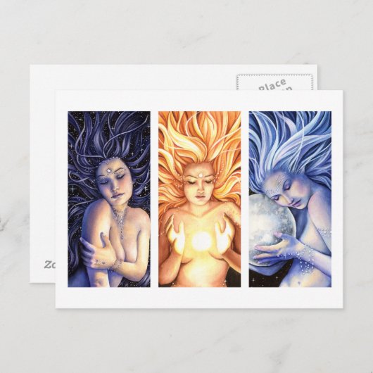 Carte Postale Céleste (Devant / Derrière)