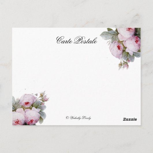 CARTE POSTALE CÉLESTE (Dos)