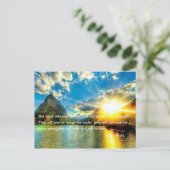 Carte postale céleste et inspirante (Debout devant)