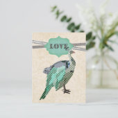 Carte postale Celeste Peacock LovePostcard (Debout devant)