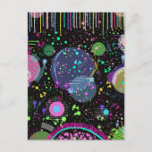 Carte Postale Celestial Celebrations: Maximalist Abstract Art  (Devant)