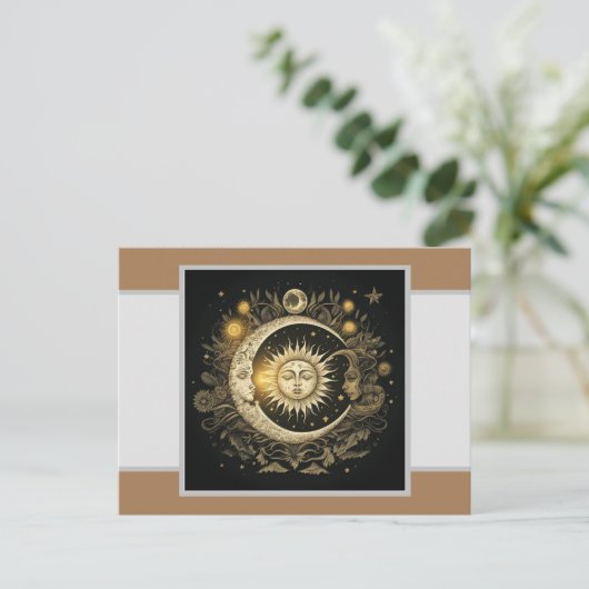 Carte Postale Celestial Postcard Illustration (Debout devant)