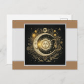 Carte Postale Celestial Postcard Illustration (Devant / Derrière)