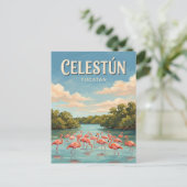 Carte Postale Celestún Mexique (Debout devant)