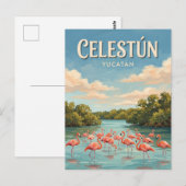 Carte Postale Celestún Mexique (Devant / Derrière)