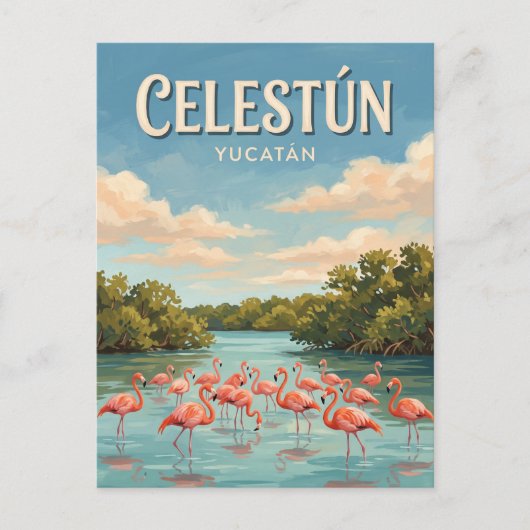 Carte Postale Celestún Mexique (Devant)