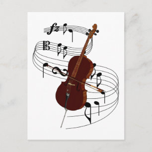 Carte Postale Cello