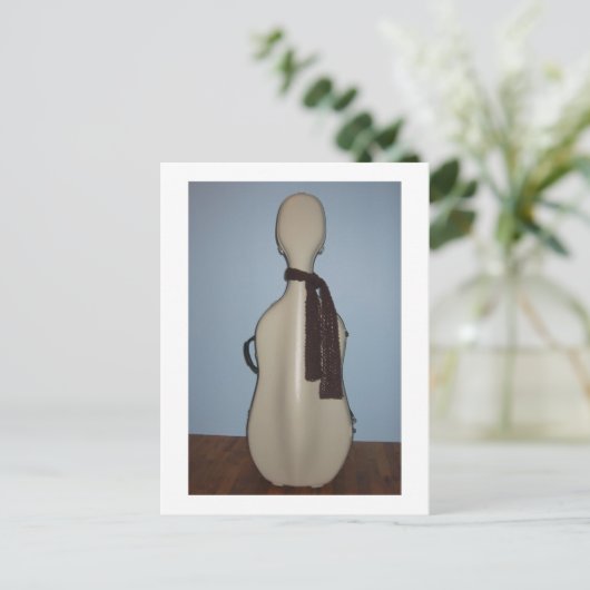 Carte postale Cello d'hiver (Debout devant)