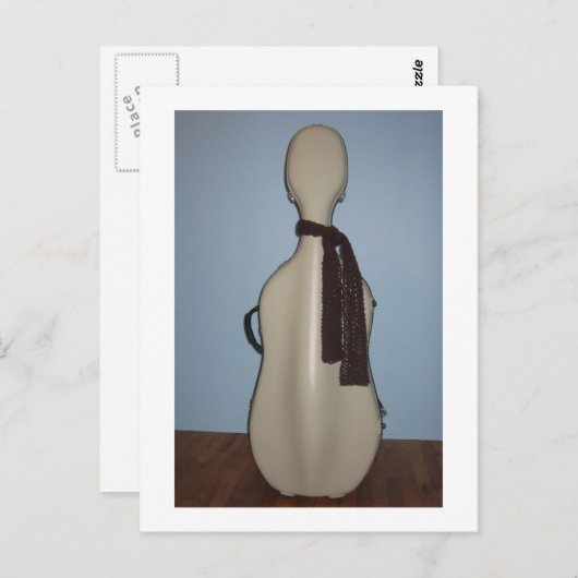Carte postale Cello d'hiver (Devant / Derrière)