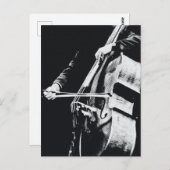Carte Postale Cello, double basse (Devant / Derrière)