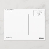 Carte Postale Cellule d'oeuf fertilisée au microscope (Dos)