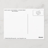 Carte Postale Cellule pénitentiaire d'Alcatraz (Dos)