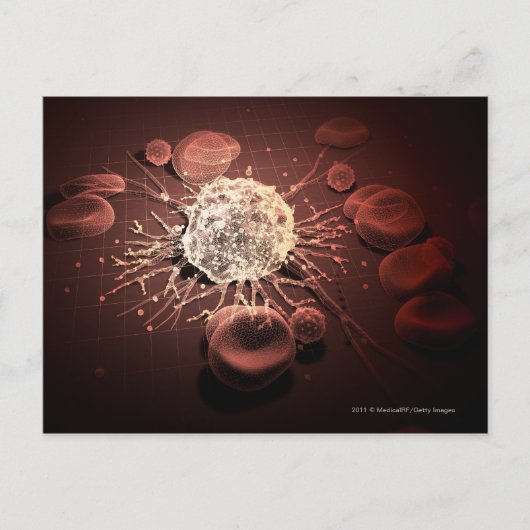Carte Postale Cellules cancéreuses (Devant)