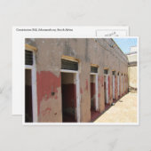 Carte Postale cellules de la prison de mandela (Devant / Derrière)