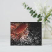 Carte Postale Cellules rouges dans le filaire (Debout devant)