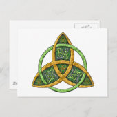 Carte Postale Celtic Trinity (Devant / Derrière)