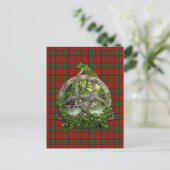 Carte Postale Céltic Trinity Knot Et Clan MacDonald De Glencoe (Debout devant)