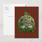 Carte Postale Céltic Trinity Knot Et Clan MacDonald De Glencoe (Devant / Derrière)