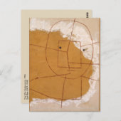 Carte Postale Celui Qui Comprend, Paul Klee (Devant / Derrière)