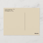 Carte Postale Celui Qui Comprend, Paul Klee (Dos)