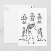 Carte Postale Celui Qui Ne Rendra Pas (Devant / Derrière)