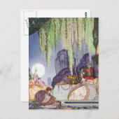 Carte Postale Cendrillon au bal de Kay Nielsen (Devant / Derrière)