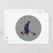 Carte Postale Cendrillon charwoman Cendrillon (Devant / Derrière)