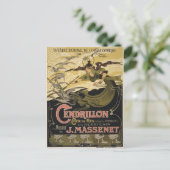 Carte Postale Cendrillon vintage Cendrillon Cendderella Opéra de (Debout devant)