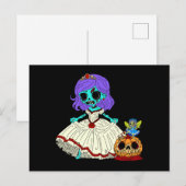 Carte Postale Cendrillon Zombie (Devant / Derrière)