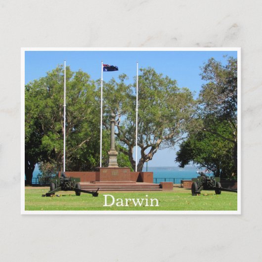 Carte Postale cénotaphe de Darwin (Devant)