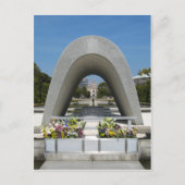 Carte Postale Cénotaphe de la paix de Hiroshima (Devant)