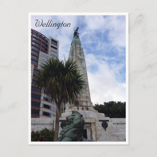 Carte Postale cénotaphe de Wellington (Devant)