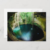 Carte Postale Cenote naturel souterrain (Devant / Derrière)
